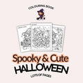 Spooky Witch Halloween Activities Coloring Book