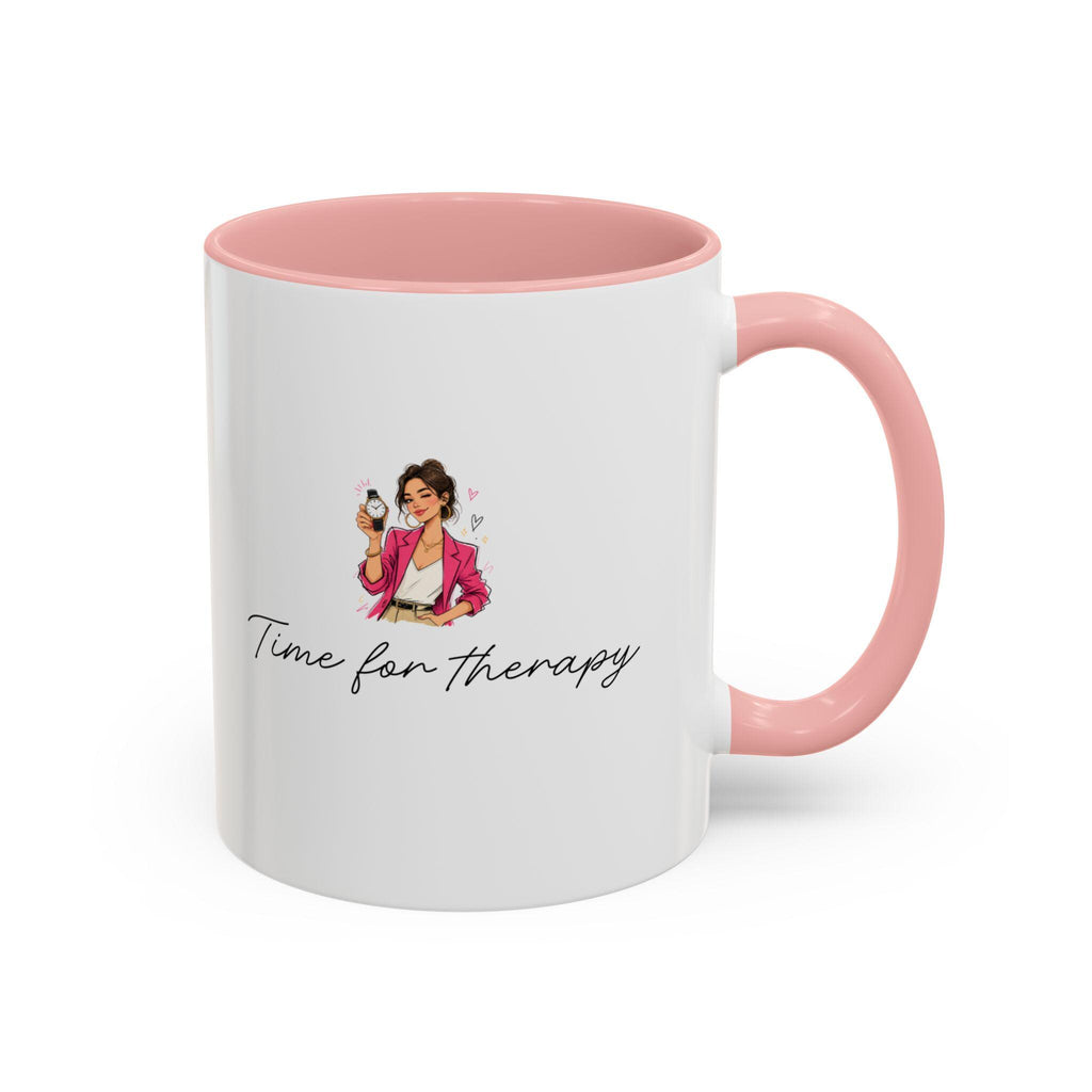 Time for Therapy Mug | Classy Woman Illustration, Coffee Cup