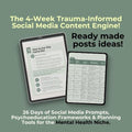 Trauma-Informed Social Media Content Engine | 4-Week Mental Health Guide